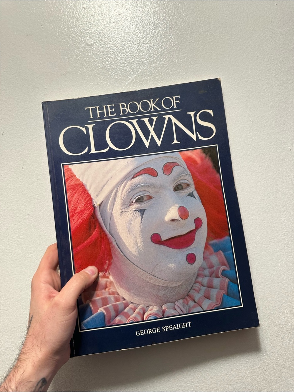 Vintage 1984 The Book of Clowns George Speaight Circus History Photography Book